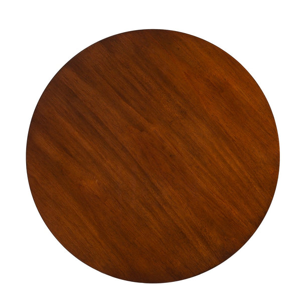 Safavieh Rhoda Round End Table Solid Rubberwood Midcentury Accent For Living Room Or Bedroom CK2622