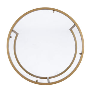 Safavieh Evelyn Round Tempered Glass Nesting Tables Glam Living Room Set With Steel Frames GOLD CK4290