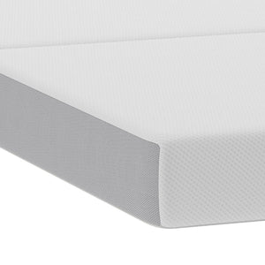 English Elm Cloud Portable Tri-Fold Memory Foam Cot Mattress - Cooling Comfort, Washable Cover & Easy Setup CL-3FLD-4-C-GG