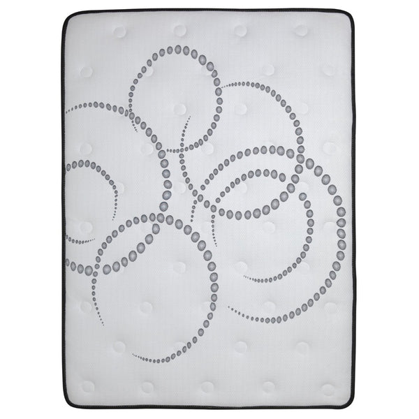 English Elm Capri Twin 12-Inch Foam Pocket Spring Mattress & 3-Inch Gel Memory Foam Topper Bundle for Ultimate Comfort CL-E230P-3M35-T-GG