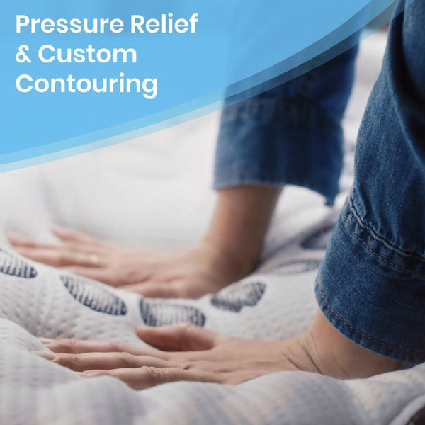 English Elm Capri Comfortable Sleep 10-Inch Hybrid Mattress with CertiPUR-US Foam for Ultimate Sleep Support White Full CL-E230P-R-F-10-GG