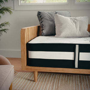 English Elm Capri Comfortable Sleep 12 Inch Hybrid Pocket Spring Mattress for Ultimate Support and Comfort White Twin CL-E230P-R-T-GG