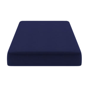 English Elm Irvine Liquid-Resistant Memory Foam Mattress with Removable Zipper Cover for Ultimate Comfort & Care Blue Twin CL-MF-LR-TWIN-GG