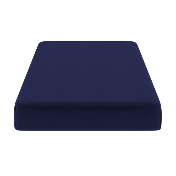 English Elm Irvine Liquid-Resistant Memory Foam Mattress with Removable Zipper Cover for Ultimate Comfort & Care Blue Twin CL-MF-LR-TWIN-GG