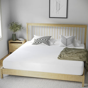 English Elm Jasmine Charcoal & Green Tea Cooling Gel Memory Foam Mattress - Pressure Relief & Odor Control Solution White King CL-MF101-8-K-GG