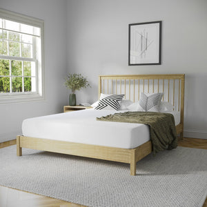 English Elm Jasmine Charcoal & Green Tea Cooling Gel Memory Foam Mattress - Pressure Relief & Odor Control Solution White Queen CL-MF101-8-Q-GG