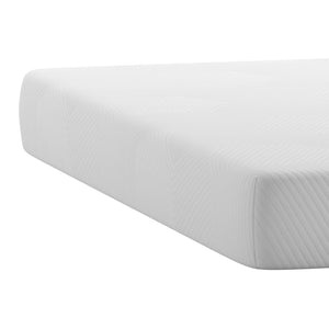 English Elm Jasmine Charcoal & Green Tea Cooling Gel Memory Foam Mattress - Pressure Relief & Odor Control Solution White Twin CL-MF101-8-T-GG