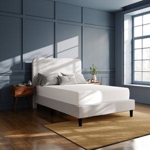 English Elm Cloud Green Tea Cooling Gel Memory Foam Mattress with 3-Layer Design for Ultimate Sleep Comfort White Full CL-MFB3L-10-F-GG