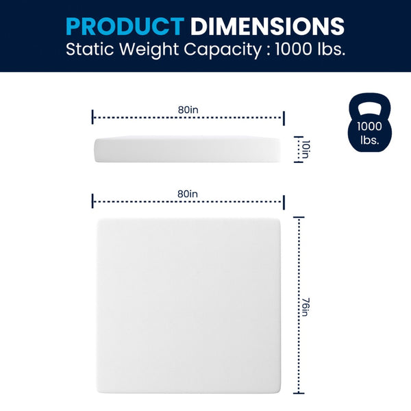 English Elm Cloud Green Tea Cooling Gel Memory Foam Mattress with 3-Layer Design for Ultimate Sleep Comfort White King CL-MFB3L-10-K-GG