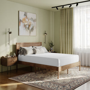 English Elm Cloud Green Tea Cooling Gel Memory Foam Mattress - 10" Compressed Design for Ultimate Comfort & Support White Full CL-MFB4L-10-F-GG