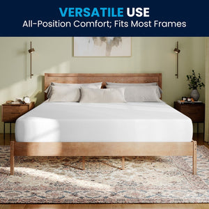 English Elm Cloud Green Tea Cooling Gel Memory Foam Mattress - 10" Compressed Design for Ultimate Comfort & Support White King CL-MFB4L-10-K-GG