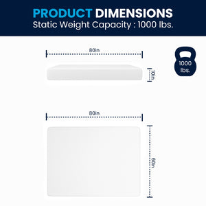 English Elm Cloud Green Tea Cooling Gel Memory Foam Mattress - 10" Compressed Design for Ultimate Comfort & Support White Queen CL-MFB4L-10-Q-GG