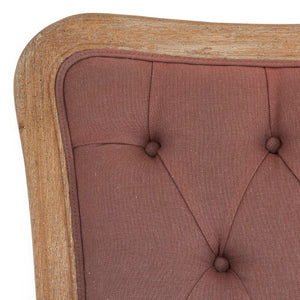Zentique Maison tufted headboard for king beds — linen upholstery, oak frame, deep button tufting, luxe focal point CL042 King E272 A008-2