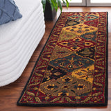 Safavieh Classic 101 CL101 Hand Tufted Traditional Rug Blue / Red CL101M-8