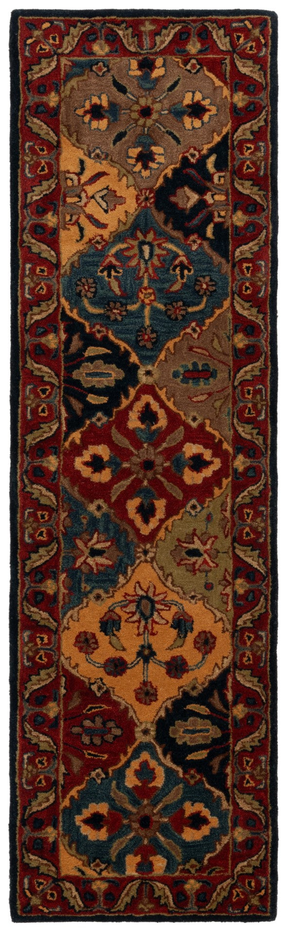 Safavieh Classic 101 CL101 Hand Tufted Traditional Rug Blue / Red CL101M-8