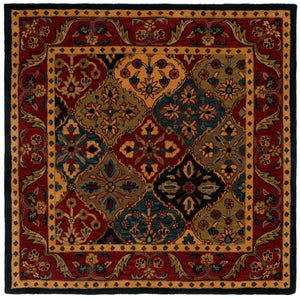 Safavieh Classic 101 CL101 Hand Tufted Traditional Rug Blue / Red CL101M-6SQ