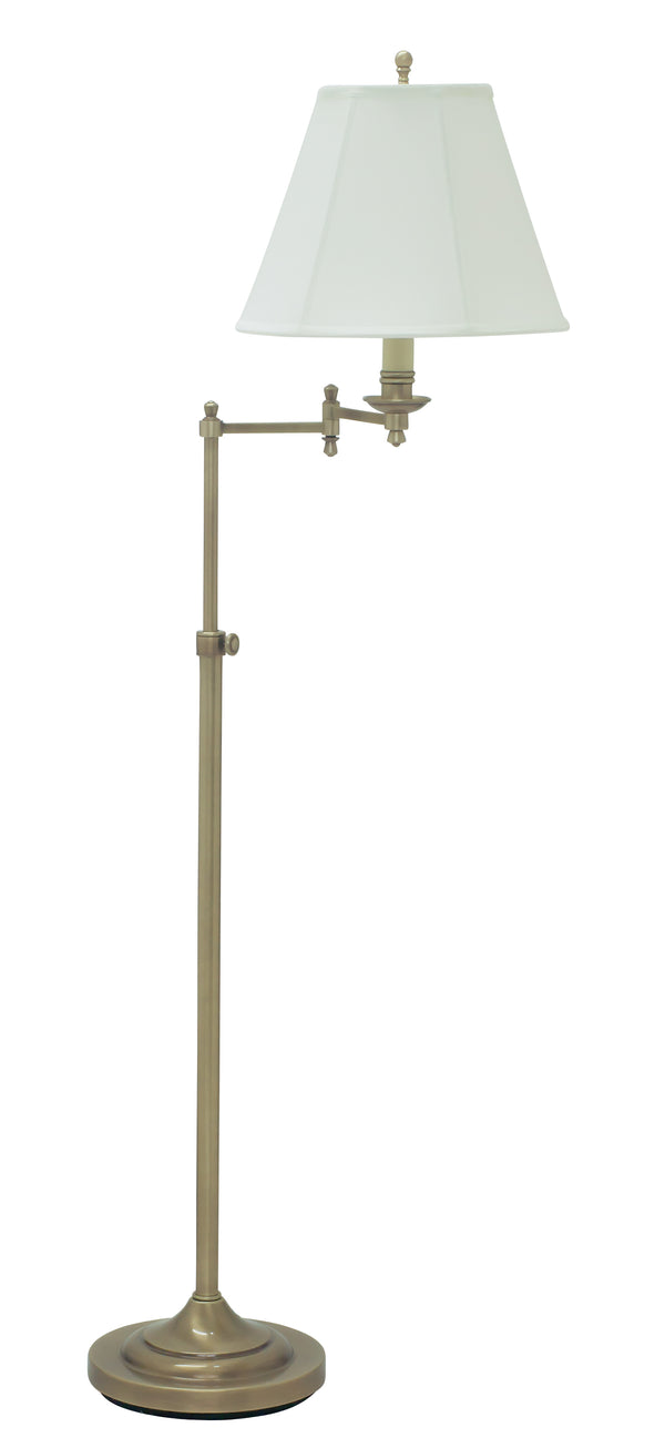 House Of Troy Club Adjustable Floor Lamps - Stylish And Versatile Lighting For Any Room, Perfect For Home Decor Antique Brass Metal Cl200-ab
