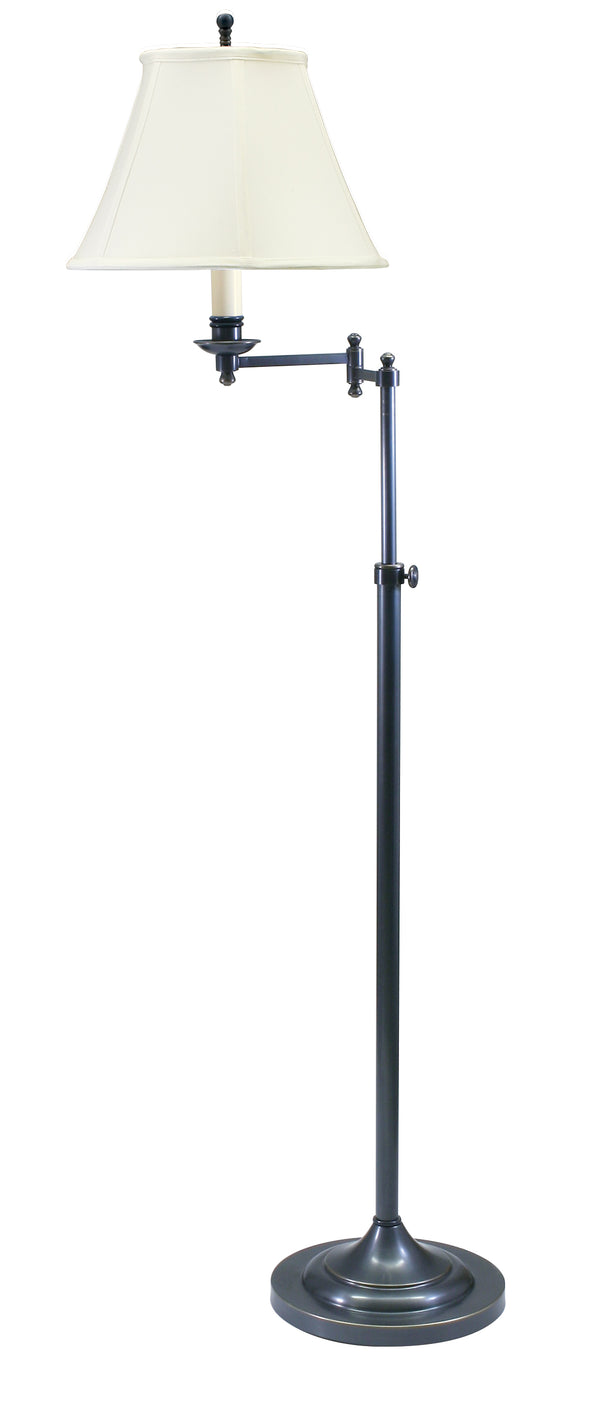 House Of Troy Club Adjustable Floor Lamps - Stylish And Versatile Lighting For Any Room, Perfect For Home Decor Oil Rubbed Bronze Metal Cl200-ob