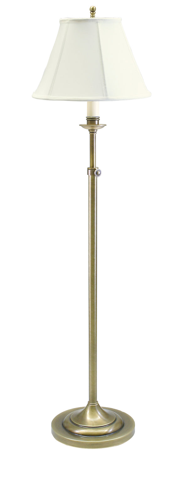 House Of Troy Club Adjustable Floor Lamps - Stylish And Versatile Lighting For Any Room, Perfect For Home Decor Antique Brass Metal Cl201-ab
