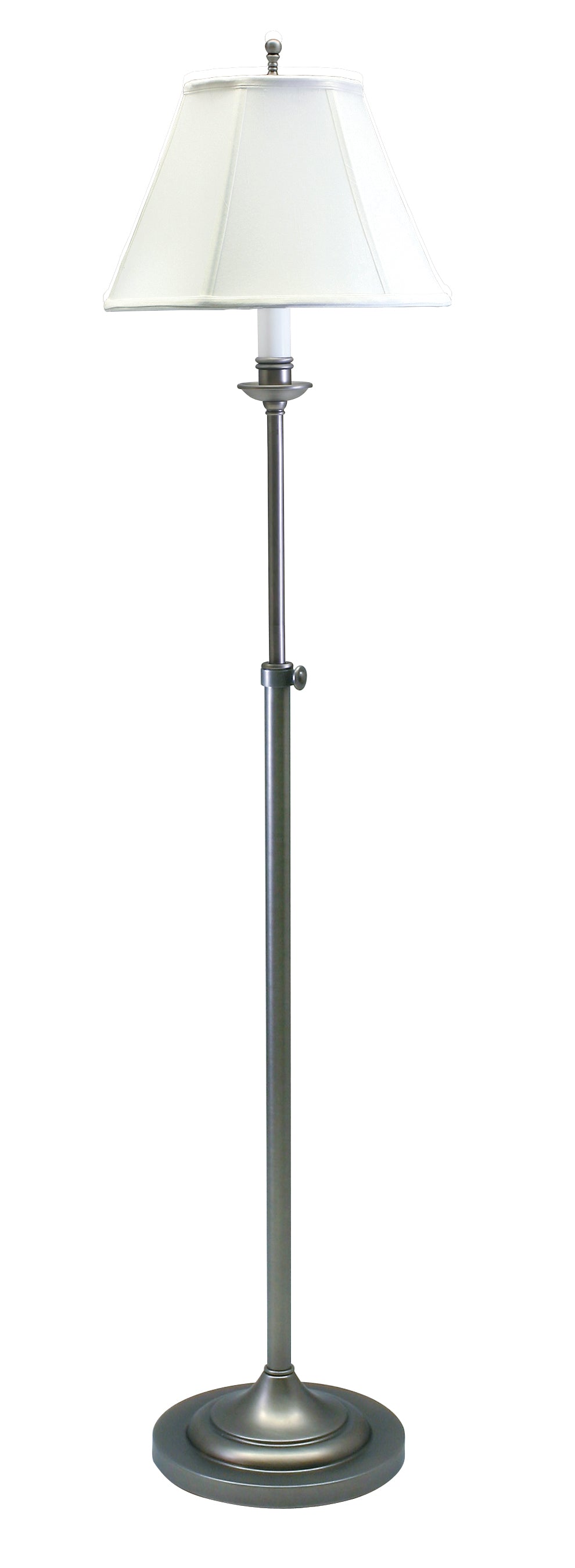 House Of Troy Club Adjustable Floor Lamps With Stylish Design For Versatile Lighting In Any Room Decor Black Metal Cl201-blk