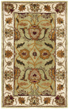 Safavieh Cl239 Hand Tufted  Rug Green / Ivory CL239D-3
