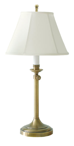 House Of Troy Club Adjustable Table Lamps - Elegant Design With Height Flexibility For Stylish Home Lighting Solutions Antique Brass Metal Cl250-ab