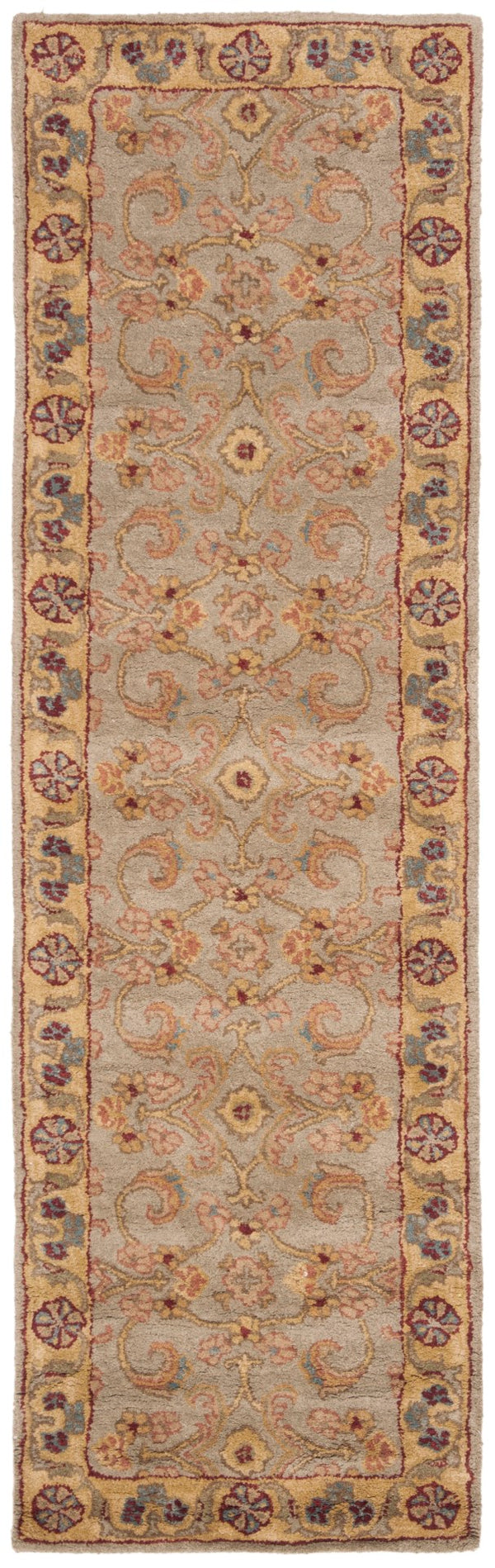 Safavieh Cl324 Hand Tufted  Rug Light Green / Gold CL324A-2