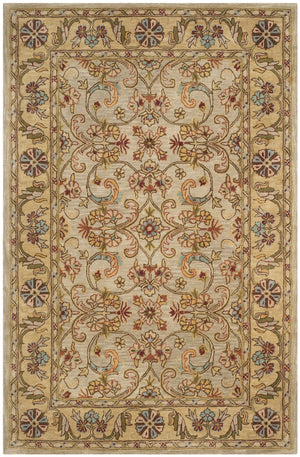 Safavieh Cl324 Hand Tufted  Rug Grey / Light Gold CL324B-4R