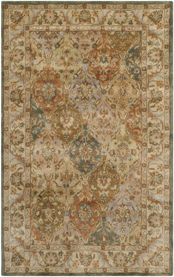 Cl388 Hand Tufted Wool Rug - Luxurious 6' Area Rug from India for Elegant Home Decor & Comfort