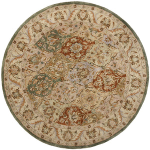Cl388 Hand Tufted Wool Rug - Luxurious 6' Area Rug from India for Elegant Home Decor & Comfort