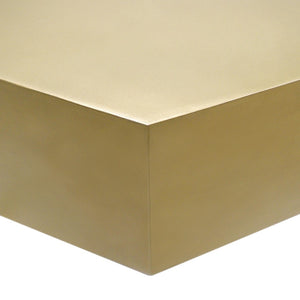 Pasargad Home Dorian Copper Finish Coffee Table - Modern Geometric Design For Chic Living Spaces Brass Iron Prr-021brs