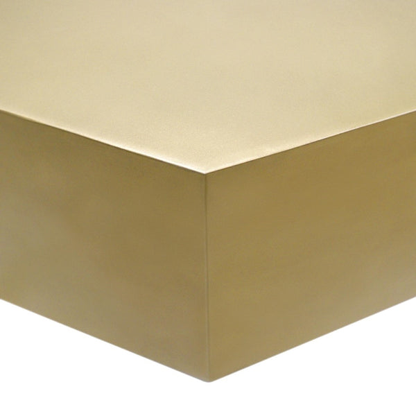 Pasargad Home Dorian Copper Finish Coffee Table - Modern Geometric Design For Chic Living Spaces Brass Iron Prr-021brs