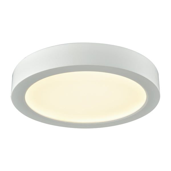 Thomas Lighting Titan Low Profile Flush Mount LED Ceiling Light Oil Rubbed Finish for Hallways White 6 inches Round CL781034