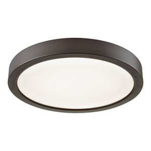 Thomas Lighting Titan Low Profile Flush Mount LED Ceiling Light Oil Rubbed Finish for Hallways Bronze 8 inches Round CL781131