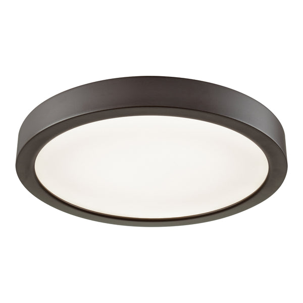 Thomas Lighting Titan Low Profile Flush Mount LED Ceiling Light Oil Rubbed Finish for Hallways Bronze 8 inches Round CL781131