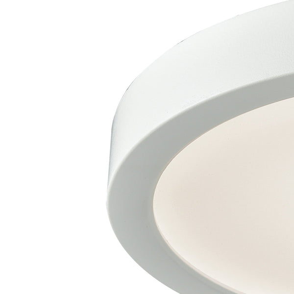 Thomas Lighting Titan Low Profile Flush Mount LED Ceiling Light Oil Rubbed Finish for Hallways White 8 inches Round CL781134