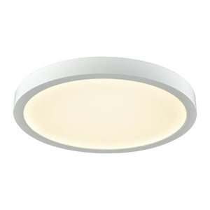 Thomas Lighting Titan Low Profile Flush Mount LED Ceiling Light Oil Rubbed Finish for Hallways White 10 inches Round CL781234