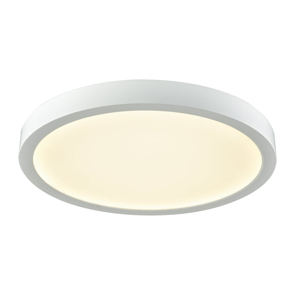 Thomas Lighting Titan Low Profile Flush Mount LED Ceiling Light Oil Rubbed Finish for Hallways White 10 inches Round CL781234