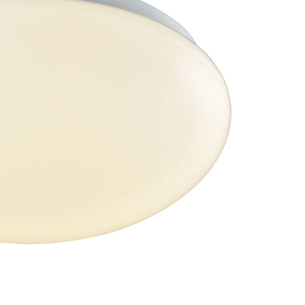 Thomas Lighting Kalona Integrated LED Flush Mount Slim Round Dome for Bedroom and Hallway Ceilings 10 inches CL783004