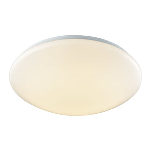 Thomas Lighting Kalona Integrated LED Flush Mount Slim Round Dome for Bedroom and Hallway Ceilings 15 inches CL783024