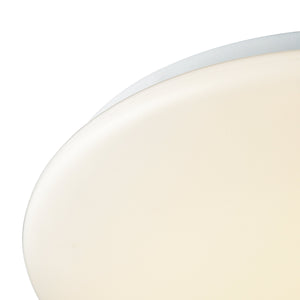 Thomas Lighting Kalona Integrated LED Flush Mount Slim Round Dome for Bedroom and Hallway Ceilings 15 inches CL783024