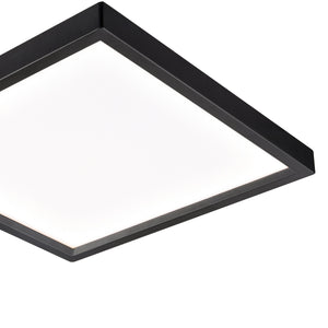 Thomas Lighting Titan Low Profile Flush Mount LED Ceiling Light Oil Rubbed Finish for Hallways Bronze 8 inches Square CL791431
