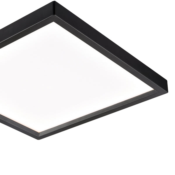 Thomas Lighting Titan Low Profile Flush Mount LED Ceiling Light Oil Rubbed Finish for Hallways Bronze 8 inches Square CL791431