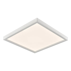 Thomas Lighting Titan Low Profile Flush Mount LED Ceiling Light Oil Rubbed Finish for Hallways White 8 inches Square CL791434