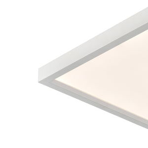 Thomas Lighting Titan Low Profile Flush Mount LED Ceiling Light Oil Rubbed Finish for Hallways White 8 inches Square CL791434