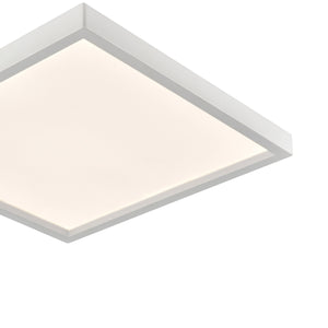 Thomas Lighting Titan Low Profile Flush Mount LED Ceiling Light Oil Rubbed Finish for Hallways White 8 inches Square CL791434