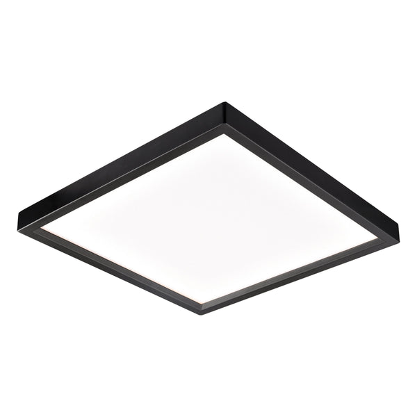 Thomas Lighting Titan Low Profile Flush Mount LED Ceiling Light Oil Rubbed Finish for Hallways Bronze 10 inches Square CL791531