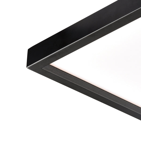 Thomas Lighting Titan Low Profile Flush Mount LED Ceiling Light Oil Rubbed Finish for Hallways Bronze 10 inches Square CL791531
