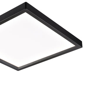 Thomas Lighting Titan Low Profile Flush Mount LED Ceiling Light Oil Rubbed Finish for Hallways Bronze 10 inches Square CL791531
