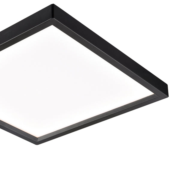 Thomas Lighting Titan Low Profile Flush Mount LED Ceiling Light Oil Rubbed Finish for Hallways Bronze 10 inches Square CL791531